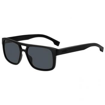 Hugo Boss 1648/S Men's Sunglasses - Black Frame, Full Rim, Square Design