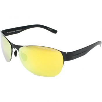 Porsche Design P8581 A Women's Sunglasses Black Size 64