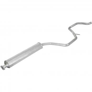 Silenciador central e intermedio ASMET 05.205, compatible con vehículos, fabricado en acero de alta resistencia, diseñado para reducir el ruido del escape y mejorar el rendimiento del motor, con un acabado resistente a la corrosión y fácil