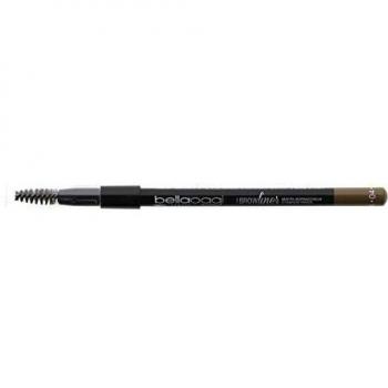 bellaoggi I Brow Liner Eyebrow Pencil with Brush, Shade Medium Brown, 1.1 g