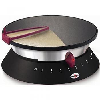 Crepera Eléctrica Krampouz Diabolo 33 cm 1250 W Negra