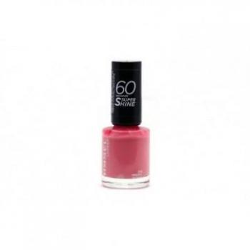 Rimmel 60 Seconds Super Shine Nail Polish Shade 235 Preppy In Pink 8 ml