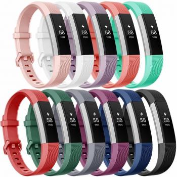 Onedream Compatible para Fitbit Alta HR Correa/Alta Strap/Ace Pulsera Mujer Hombre Recambio Silicona Correa 11 Pack