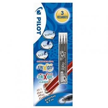 Pilot - Set 3 Recambios FRIXION BALL & CLICKER color NEGRO