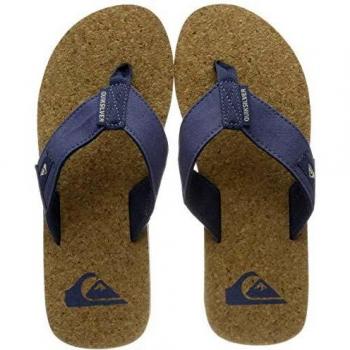 Quiksilver Molokai Abyss Cork-Sandals For Men, Zapatos de Playa y Piscina Hombre, Azul