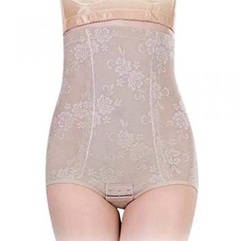 Tangda Mujer Alta Cintura Bragas Braguitas Elástica Cintura Abdomen Corset Pantalones Adelgazante Cinturón Adelgazar Entrepiernas con Filas de Ganchos Underbust Shapewear