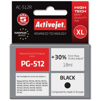 Recambio Premium ActiveJet AB-123BR para impresora Brother LC123, color negro, 20 ml