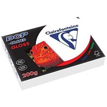 Clairefontaine - Pack de hojas, Blanco, A4, 250 hojas, 200 g/m2