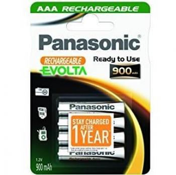Panasonic Blister 4 Pilas Recargables LR03 AAA EVOLTA - Ready TO Use