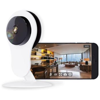 NETVUE Cámara IP Full HD 1080P de Alta Definición, WiFi Wireless Casa de Seguridad de la Cámara con Audio de dos Vías, Detección Inteligente de Movimiento, Cámara de Visión Nocturna