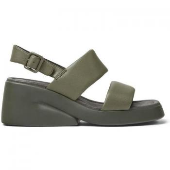 Sandalias de tacón de mujer Camper K201352-007 Kaah en color verde