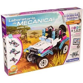 Clementoni-55332 - Mechanics - Safari Park - juego de construcciones mecánica a partir de 8 años