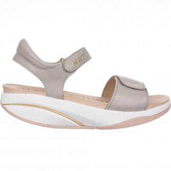 MBT Malia 2 Taupe Soft Leather Women's Slingback Sandals - Size 38
