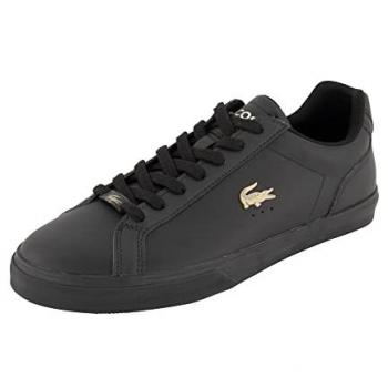 Lacoste Lerond Pro Black Leather Men's Low Top Sneakers