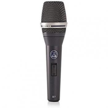 Micrófono Dinámico AKG D7S con Interruptor On/Off para Voz