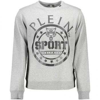Plein Sport XXL Gray Cotton Sweatshirt