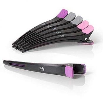 Sculpby - Pinzas para el Pelo, Clips con Agarre de Silicona, Pack de 6 Unidades