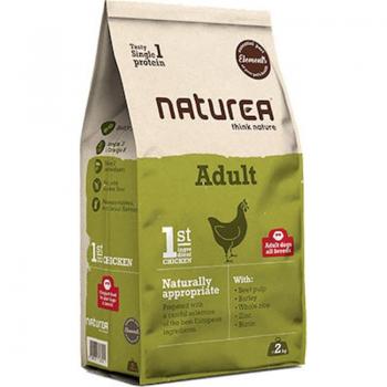 Naturea Adult Elements Pollo - Pienso para perros, 2 kg, formulado con pollo como ingrediente principal, libre de cereales, rico en proteínas y nutrientes esenciales, adecuado para perros adultos de todas las razas