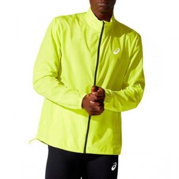 Chaqueta Asics Core Jacket 2011c344 para Hombre - Protección Contra el Frío, color Giallo Fluo