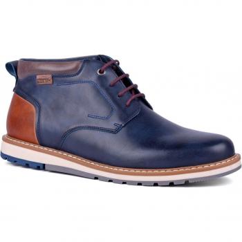 Pikolinos bota de piel XL para hombre con plantilla extraíble