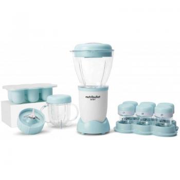 Batidora de Vaso NutriBullet NBY100 para Bebés, 250W, Accesorios sin BPA, 0.924L, Azul