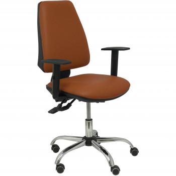 Silla de Oficina Ergonómica 36 Horas Similpiel Marrón