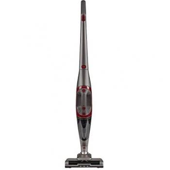 MEDION MD18403 Aspirador 2 en 1, 150 W, 2 niveles de velocidad, gris-rojo