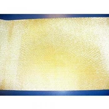 Camino de mesa dorado de papel desechables para todos los quince 28 x 250 cm