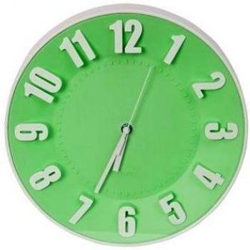 'Platinet Reloj de pared Today 30.5 cm - verde