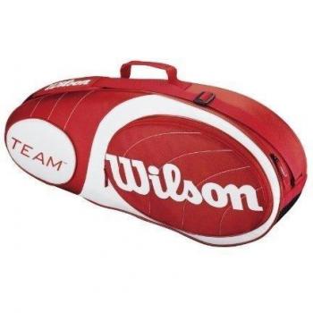 Wilson Team 3Pk - Raquetero , color rojo / blanco, talla NS