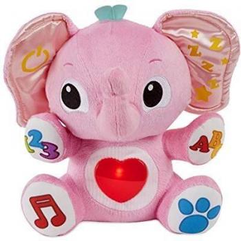Little Tikes My Buddy Lalaphant Plush Toy - Grows with Baby 6 to 24 Months - Fun Textures, Cuddles, and Tickles - Teaches Alphabet, Counting, and More - Over 200 Songs, Sounds, and Phrases