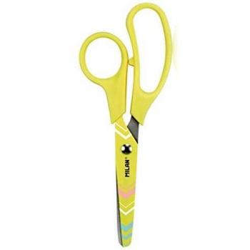 Blíster tijeras Basic Pastel Sugar Diamond amarillo