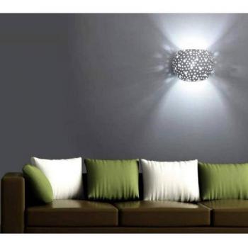Aplique de Pared Redondo de Yeso Pintable Contemporáneo G9 GS-E42