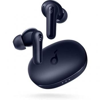 Auriculares Inalámbricos Soundcore Life P2 Mini de Anker, Auriculares Bluetooth con Transductores 10 mm, Bass Potente, EQ, Bluetooth 5.2, 32 h reproducción, Carga Rápida con USB C, diseño Minimalista