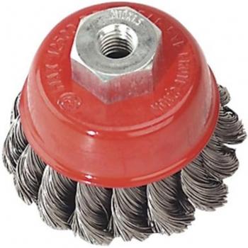 Cepillo de alambre para amoladora angular SEALEY TKCB65, herramienta de aire, cepillo de vaso, características: diseño robusto, compatible con amoladoras angulares, ideal para desbaste y limpieza de superficies metá