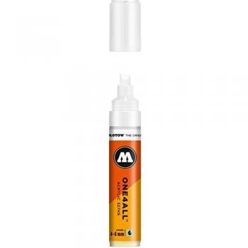 Marcador Permanente Molotow One4All 327 HS Recargable Punta 4-8 mm Blanco Señal