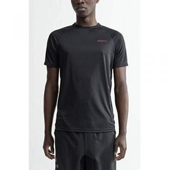 Craft EAZE SS Train tee M Camiseta, Hombre, Negro, Medium