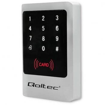 Cerradura con código MIMAS Qoltec con lector RFID, tarjeta, llavero, timbre y clasificación IP68