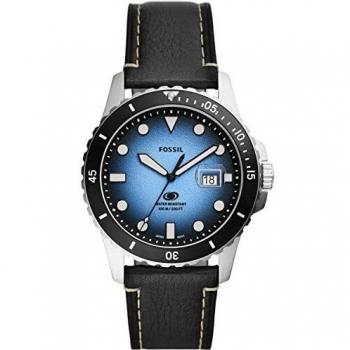 Fossil Reloj para hombre azul fósil, Movimiento de tres manecillas, caja de 42MM de acero inoxidable