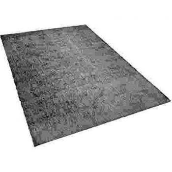 Alfombra Shaggy Blanca Moderna 140 x 200 cm Rectangular de Pelo Largo Demre