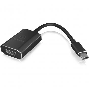 Adaptador USB-C a HDMI ICYBOX IB-AD534-C Negro