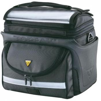 Topeak Bolsa Manillar Tubular 3.8l Negro - Bolsa de manillar, capacidad de 3.8 litros, color negro, diseño tubular