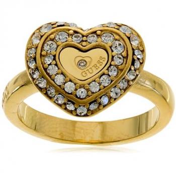 Anillo de Mujer Guess Amami de Acero Dorado Talla 52