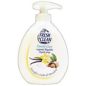 Fresh & Clean Family Care Liquid Soap Vanilla and Almond Milk 300 ml