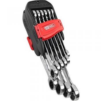 KS Tools 503.4250 Juego de llaves combinadas con carraca GEARplus, 10 pzs