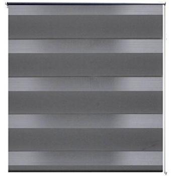 Estor enrollable gris tamizante 80 x 150 cm, cortina para ventana, protección visual