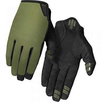 Guantes de Ciclismo de Montaña para Hombre Giro DND Largos Verde Negro Talla S