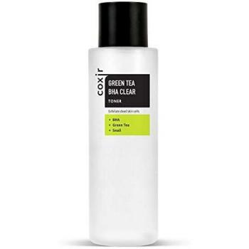 Coxir Green Tea BHA Clear Exfoliating Facial Toner 150 ml for All Skin Types