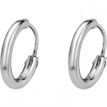 Pendientes de Aro Time Road WS01123/10 de Plata para Mujer con Acabado Brillo