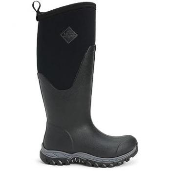 Muck Boot Women's Arctic Sport II Tall Wellington Boots Black Size: 4